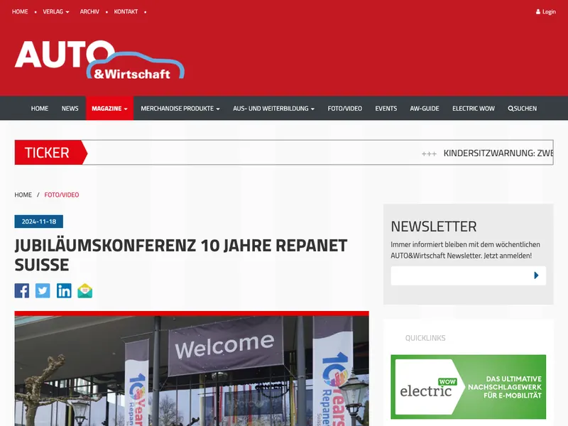 Vorschau: Jubiläumskonferenz 10 Jahre Repanet Suisse